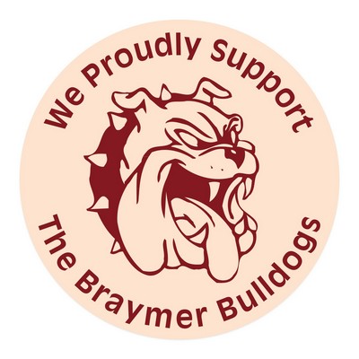 Inside Window Removable Decal | Circle | 4" dia. | Clear Static Vinyl