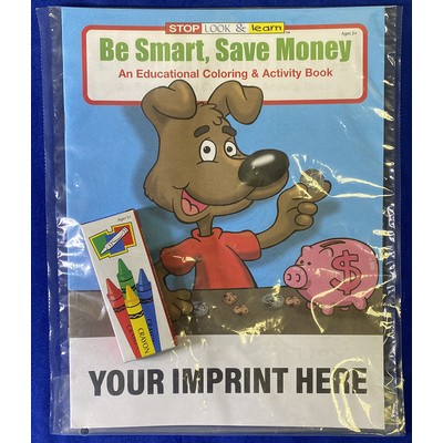 Be Smart, Save Money Coloring Book Fun Pack